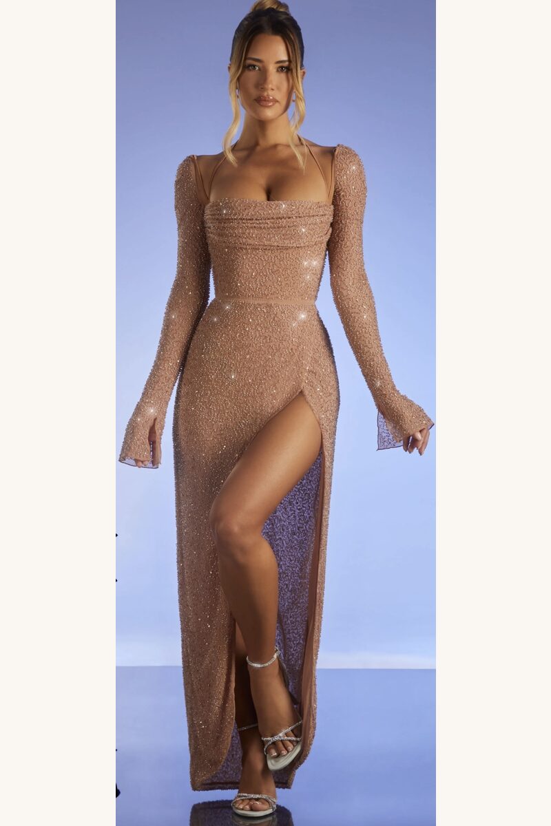 Sukienka Champel nude